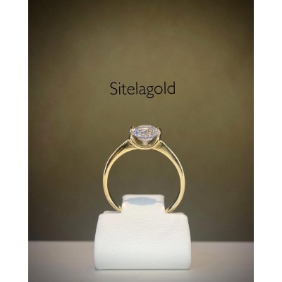 GOLDEN ENGAGEMENT RING ER 03